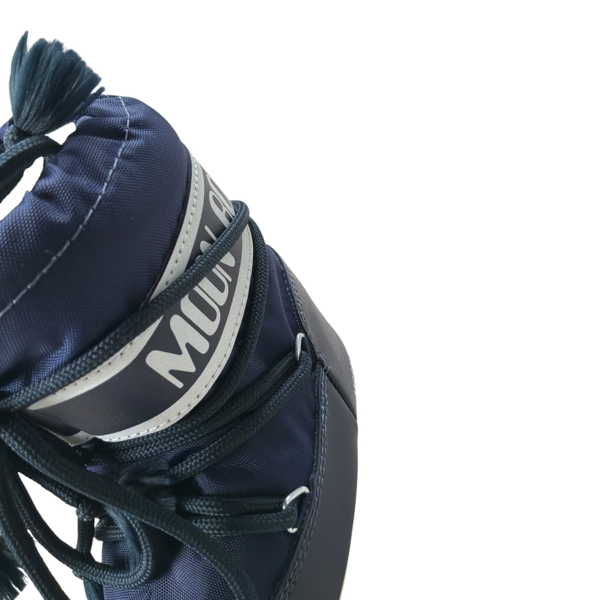 Moon Boot Stivali tinta unita con Logo Blu per Bambino 8D1400430 BLU MOON BOOT 