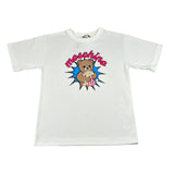 Moschino T-Shirt tinta unita con Stampa Bianco per Bambino H0M05W BIANCO MOSCHINO 