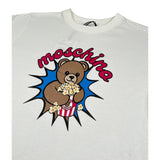 Moschino T-Shirt tinta unita con Stampa Bianco per Bambino H0M05W BIANCO MOSCHINO 