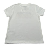 Moschino T-Shirt Girocollo tinta unita con Logo Bianco per Bambino H6M058 BIANCO MOSCHINO 