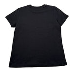 Moschino T-Shirt Girocollo tinta unita con Logo Nero per Bambino H8M058 NERO MOSCHINO 