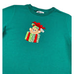 Moschino T-Shirt tinta unita con Stampa Verde per Bambino H9M058 VERDE MOSCHINO 