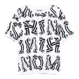 Moschino T-Shirt Girocollo tinta unita con Stampe Bianco per Bambino HAM06W BIANCO MOSCHINO 