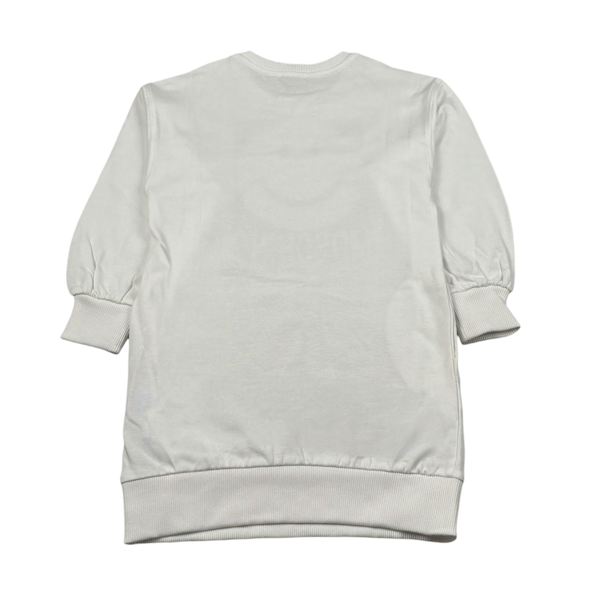 Moschino Abiti Felpa tinta unita con Logo Panna per Bambina HBV0DP PANNA MOSCHINO 