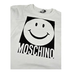 Moschino Abiti Felpa tinta unita con Logo Panna per Bambina HBV0DP PANNA MOSCHINO 