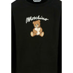 Moschino Felpa Chiusa Girocollo con Stampa Nero per Bambina HDF06E NERO MOSCHINO 