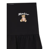 Moschino Gonna tinta unita con Logo Nero per Bambina HDJ03WX NERO MOSCHINO 
