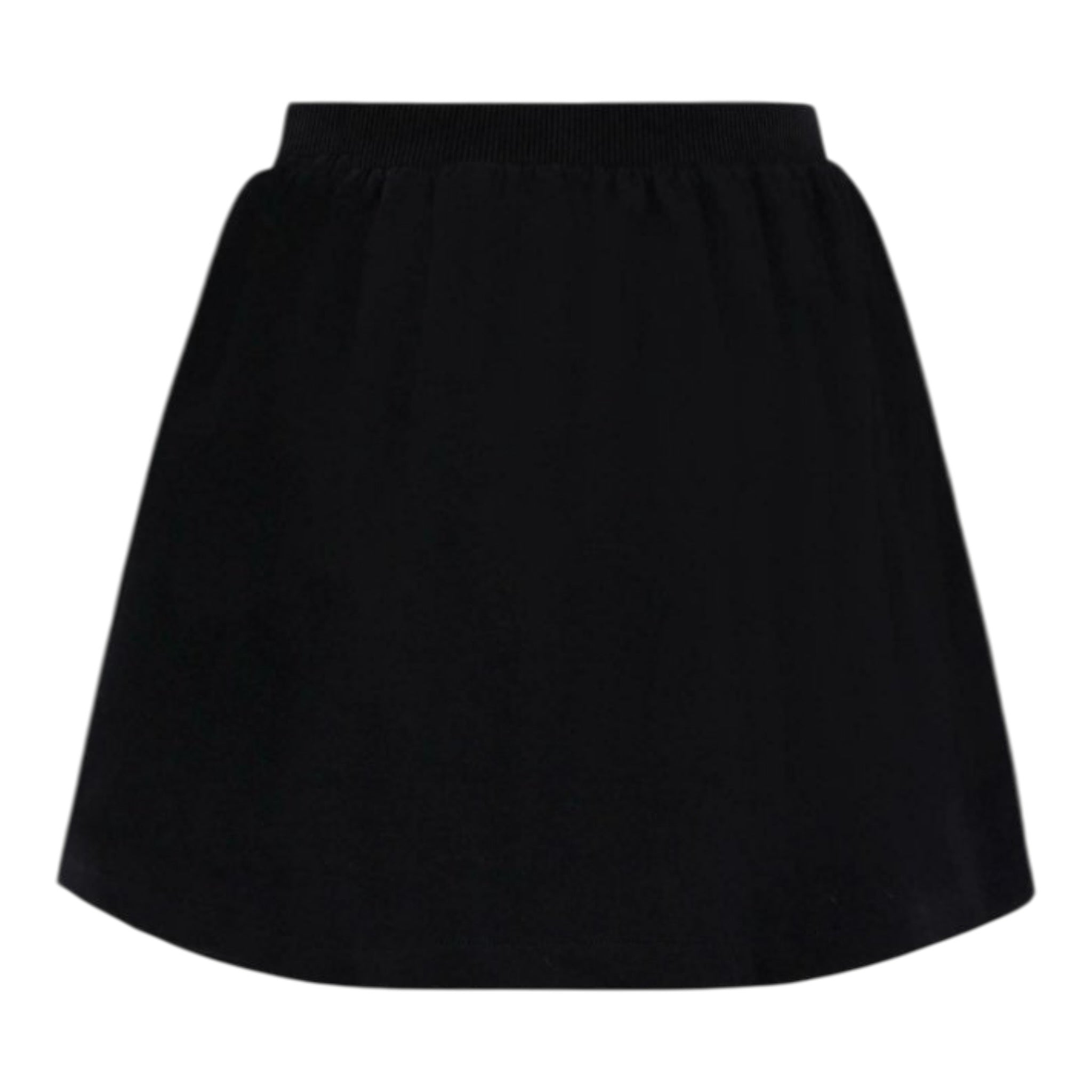 Moschino Gonna tinta unita con Stampa Orso Nero per Bambina HDJ03X NERO MOSCHINO 