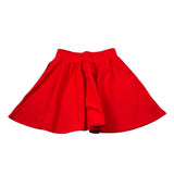 Moschino Gonna tinta unita con Logo Rosso per Bambina HDJ04A ROSSO MOSCHINO 