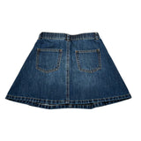 Moschino Gonna In Denim tinta unita Blu per Bambina HDJ04B BLU MOSCHINO 