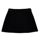 Moschino Gonna tinta unita In Camoscio Nero per Bambina HDJ04D NERO MOSCHINO 