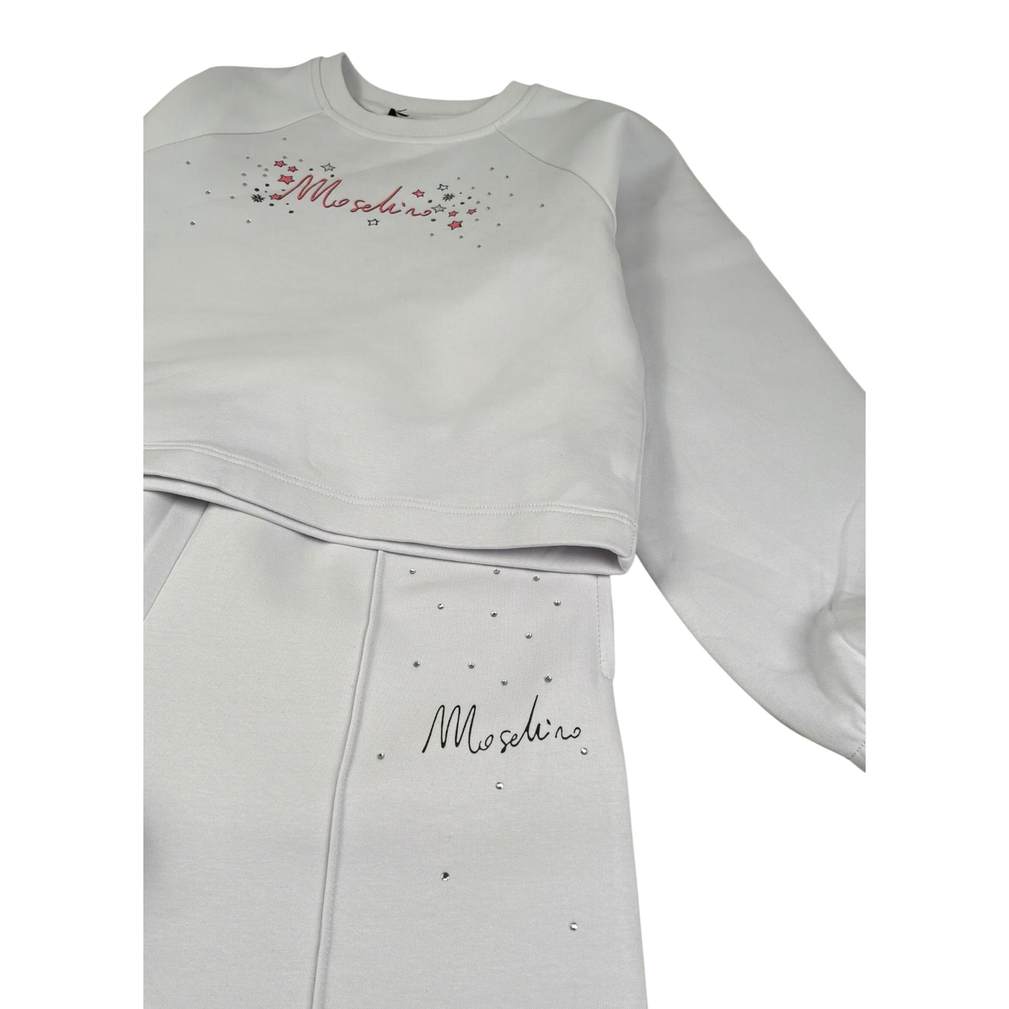 Moschino Completo 2 Pezzi Felpa-Pantalone Lilla per Bambina HDK03A LILLA MOSCHINO 
