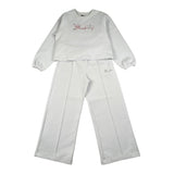Moschino Completo 2 Pezzi Felpa-Pantalone Lilla per Bambina HDK03A LILLA MOSCHINO 