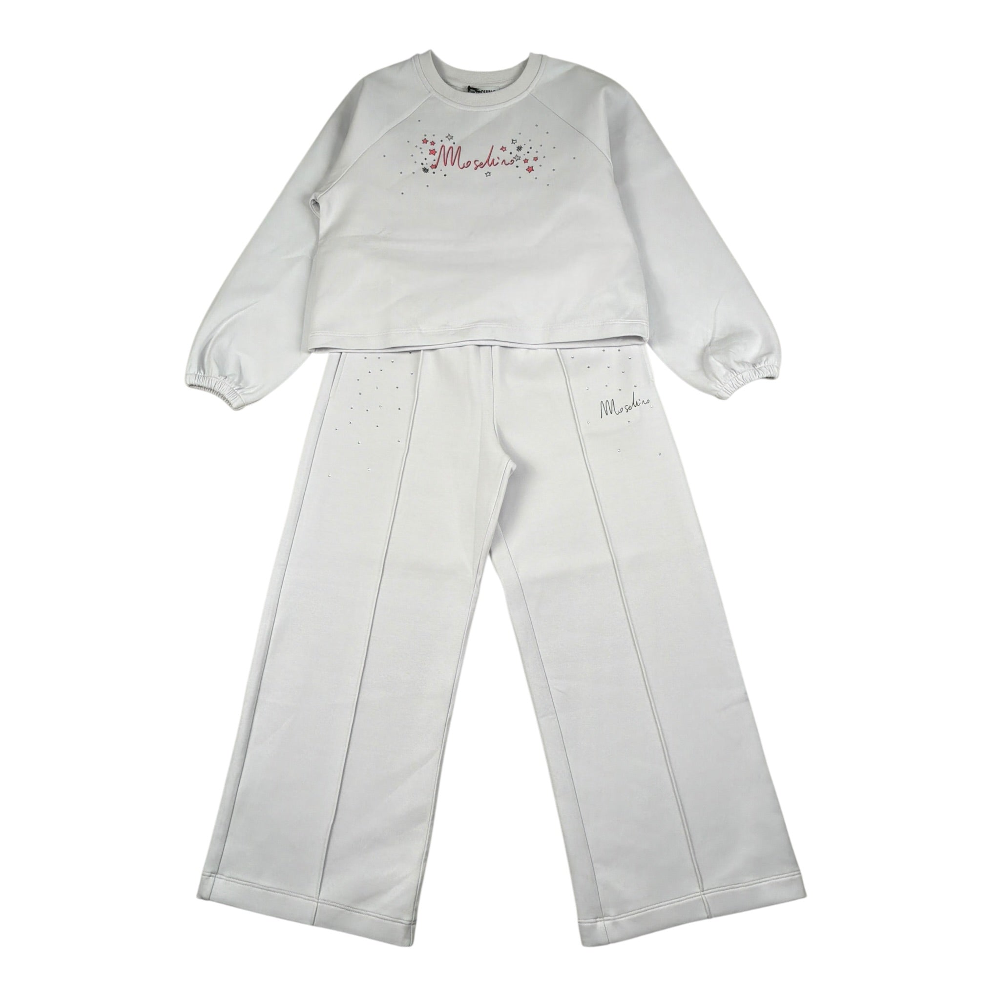 Moschino Completo 2 Pezzi Felpa-Pantalone Lilla per Bambina HDK03A LILLA MOSCHINO 