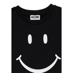 Moschino T-Shirt Girocollo tinta unita Nero per Bambino HDM06V NERO MOSCHINO 