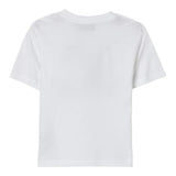 Moschino T-Shirt Girocollo tinta unita con Stampa Bianco per Bambino HDM06W BIANCO MOSCHINO 