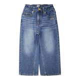 Moschino Jeans tinta unita con Girovita Regolabile Blu per Bambina HDP06M BLU MOSCHINO 