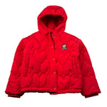 Moschino Giubbino tinta unita con Cappuccio Rosso per Bambino HDS05A ROSSO MOSCHINO 