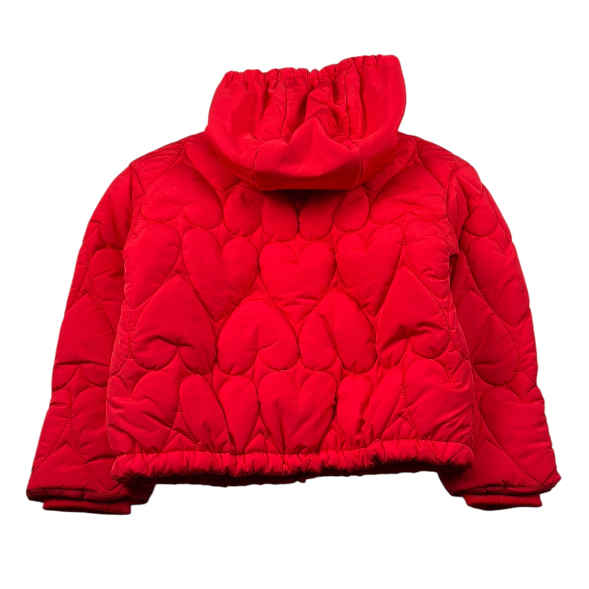 Moschino Giubbino tinta unita con Cappuccio Rosso per Bambino HDS05A ROSSO MOSCHINO 