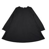 Moschino Abito Manica Lunga tinta unita Nero per Bambina HDV0I7 NERO MOSCHINO 