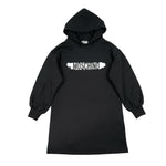Moschino Abito tinta unita Modello Felpa con Stampa Nero per Bambina HDV0IC NERO MOSCHINO 