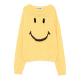 Moschino Maglia Girocollo tinta unita Giallo per Bambino HDW02B GIALLO MOSCHINO 
