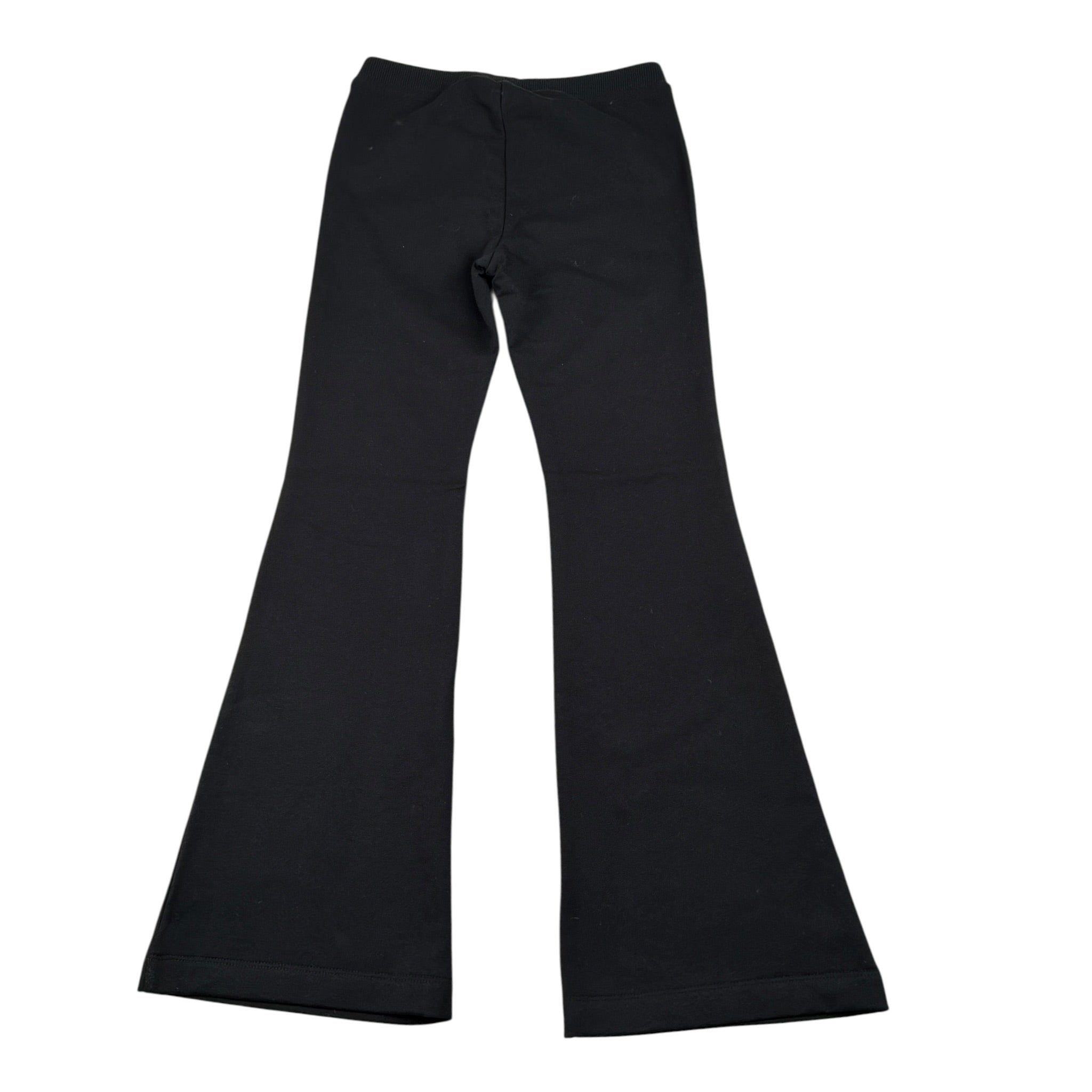 Moschino Pantalone tinta unita Modello Zampa Nero per Bambina HEP050 NERO MOSCHINO 