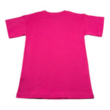 Moschino Abito Mezza Manica tinta unita con Logo Fuxia per Bambina HGV0GL FUXIA MOSCHINO 