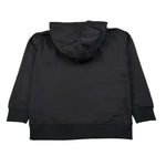 Moschino Felpa Chiusa con Cappuccio tinta unita con Logo Nero per Bambino HMF098 NERO MOSCHINO 