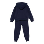 Moschino Completo 2 Pezzi Felpa-Pantalone tinta unita Blu per Bambino HMK03XO BLU MOSCHINO 