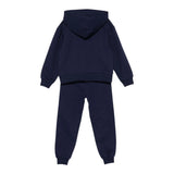 Moschino Completo 2 Pezzi Felpa-Pantalone tinta unita Blu per Bambino HMK03XO BLU MOSCHINO 