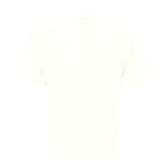 Moschino T-Shirt Girocollo tinta unita con Logo Panna per Bambino HMM05G PANNA MOSCHINO 