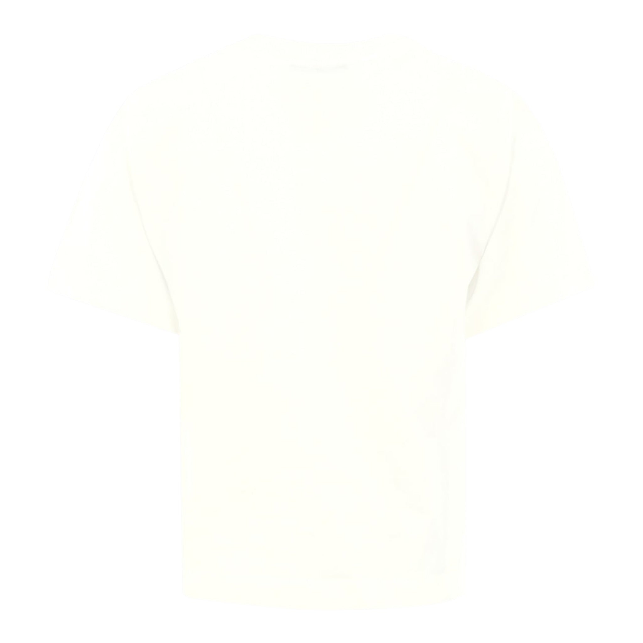 Moschino T-Shirt Girocollo tinta unita con Logo Panna per Bambino HMM05G PANNA MOSCHINO 