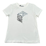 Moschino T-Shirt tinta unita con Stampa Bianco per Bambino HMM05V BIANCO MOSCHINO 