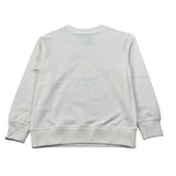 Moschino Felpa Chiusa Girocollo tinta unita con Logo Panna per Bambino HNF099 PANNA MOSCHINO 