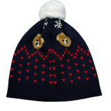 Moschino Cappello tinta unita con Logo Blu per Bambino HNX02K BLU MOSCHINO 