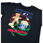 Moschino T-Shirt tinta unita con Stampa Nero per Bambino HPM05W NERO MOSCHINO 