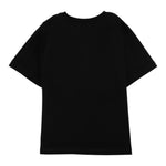 Moschino T-Shirt Girocollo tinta unita con Stampa Nero per Bambino HQM05G NERO MOSCHINO 