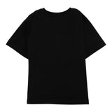 Moschino T-Shirt Girocollo tinta unita con Stampa Nero per Bambino HQM05G NERO MOSCHINO 