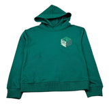 Moschino Felpa Chiusa con Cappuccio tinta unita Verde per Bambino HRF07K VERDE MOSCHINO 