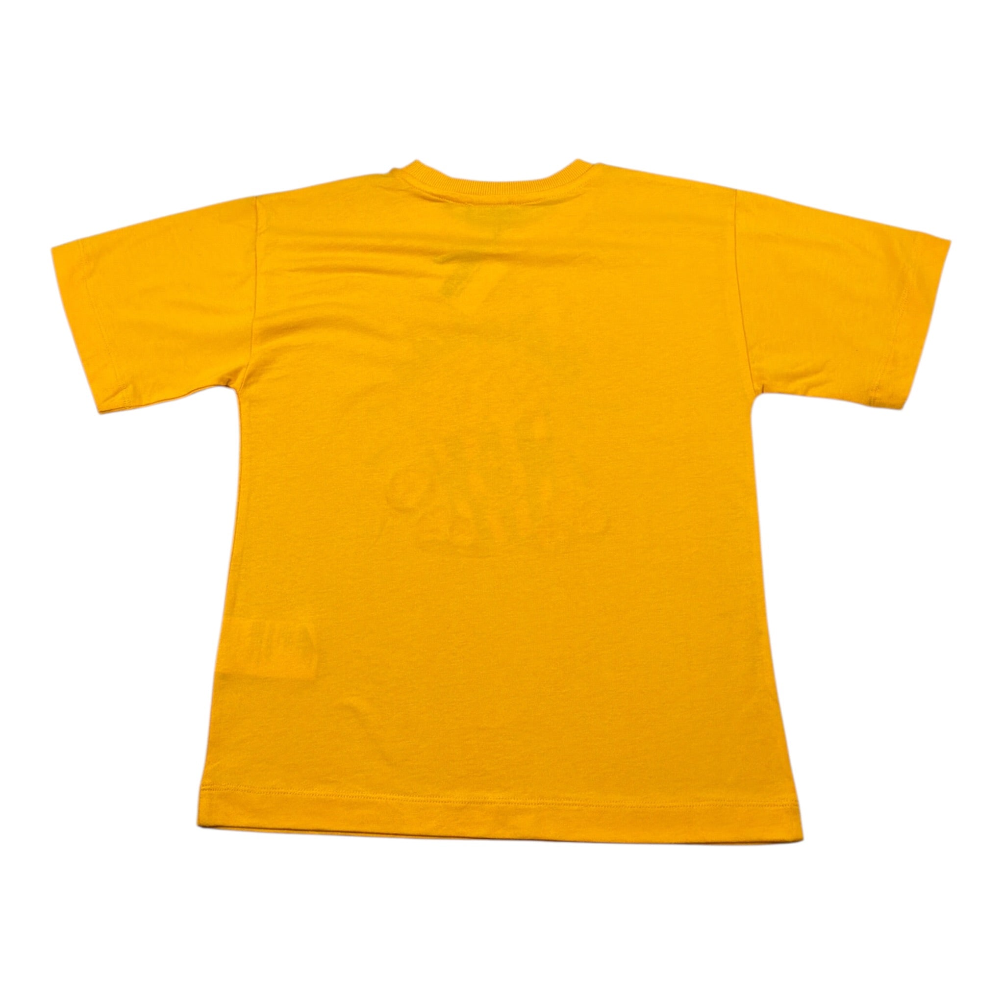Moschino T-Shirt tinta unita con Stampa Giallo per Bambino HRM05W GIALLO MOSCHINO 