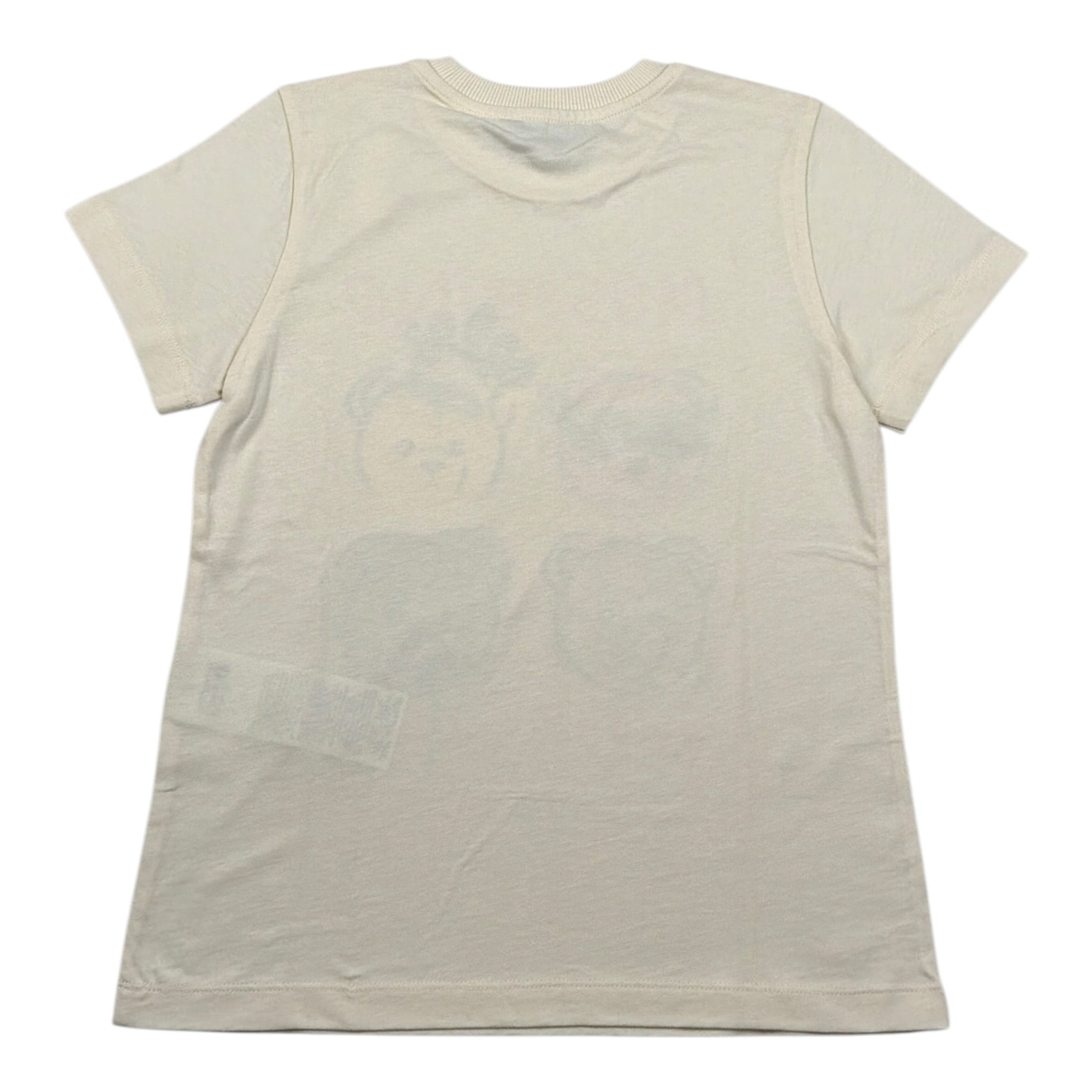 Moschino T-Shirt tinta unita con Stampa Panna per Bambino HSM058 PANNA MOSCHINO 