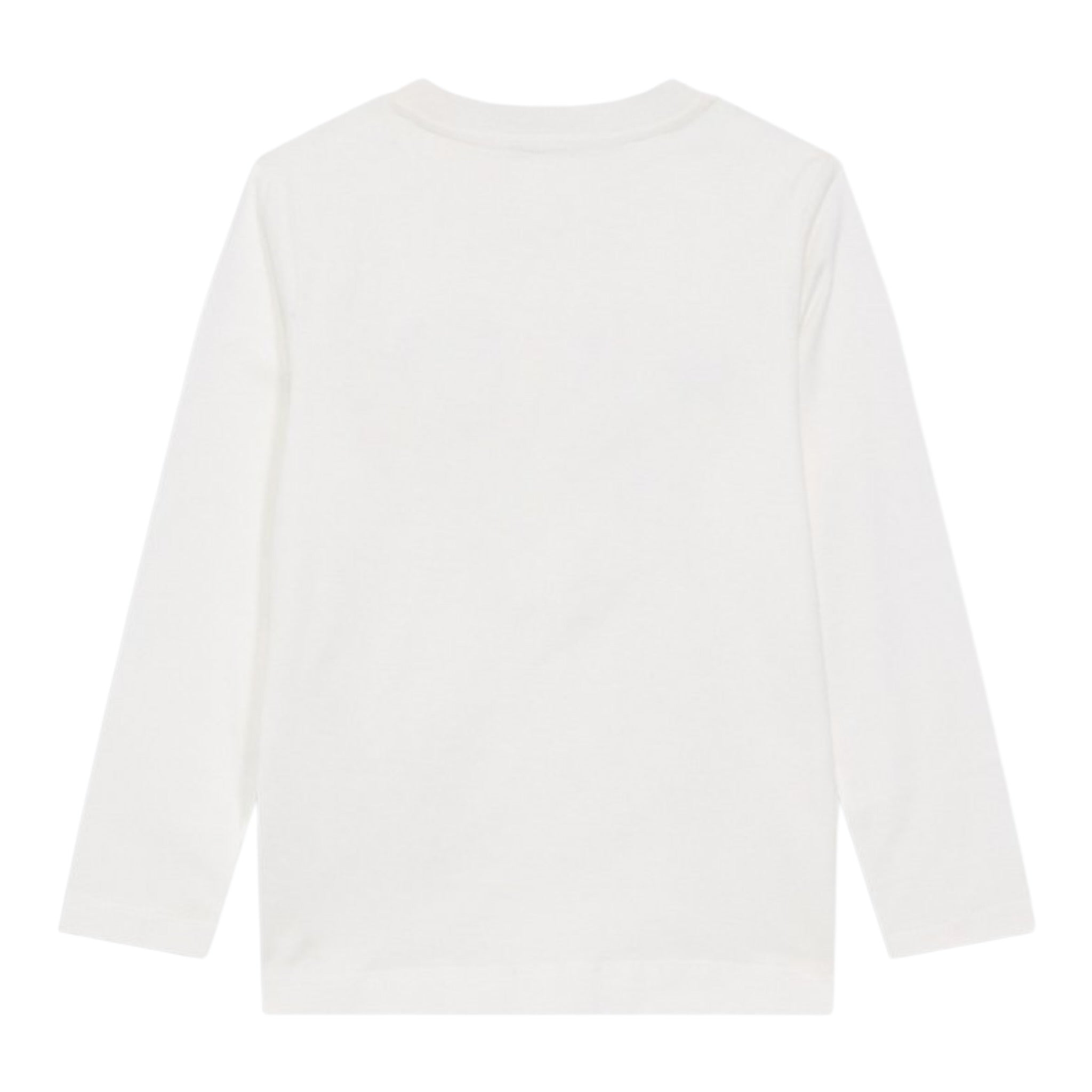 Moschino Shirt Girocollo tinta unita con Logo Bianco per Neonato HTO00JN BIANCO MOSCHINO 