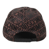 Moschino Berretto tinta unita con Loghi Marrone per Bambino HTX01NX MARRONE MOSCHINO 