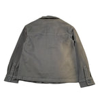 Moschino Camicia In Denim tinta unita con Logo Grigio per Bambino HUC02O GRIGIO MOSCHINO 