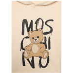 Moschino Felpa Chiusa con Cappuccio tinta unita Beige per Bambino HUF098X BEIGE MOSCHINO 