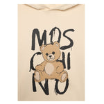 Moschino Felpa Chiusa con Cappuccio tinta unita Beige per Bambino HUF098XXX BEIGE MOSCHINO 