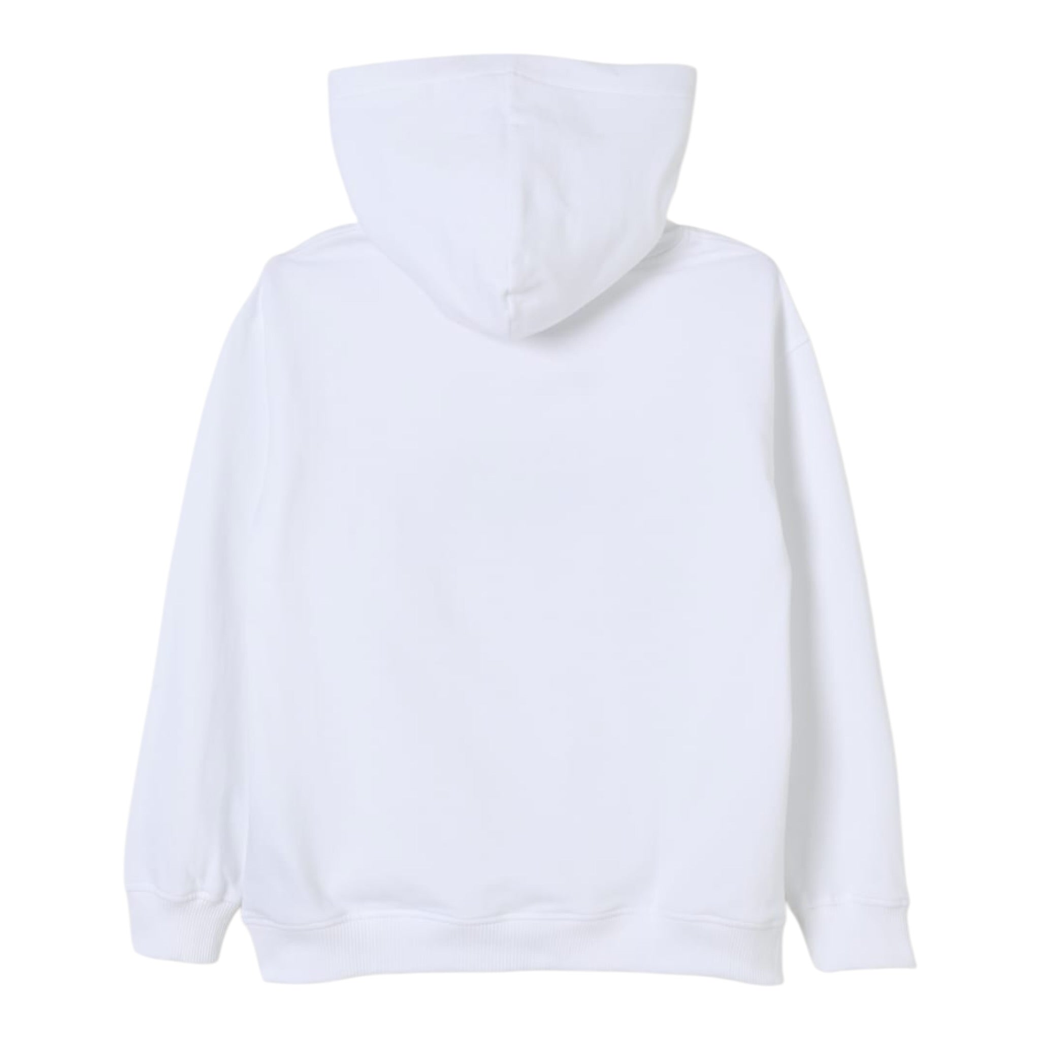 Moschino Felpa Chiusa con Cappuccio tinta unita Bianco per Bambino HUF09A BIANCO MOSCHINO 
