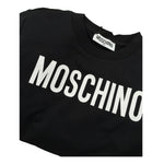 Moschino Completo 2 Pezzi Felpa-Pantalone tinta unita Nero per Bambino HUK048 NERO MOSCHINO 