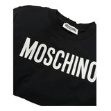Moschino Completo 2 Pezzi Felpa-Pantalone tinta unita Nero per Bambino HUK048 NERO MOSCHINO 